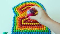 Learn Numbers! M&Ms Play-Doh Surprise Eggs Peppa Pig Disney Thomas LPS RainbowLearning