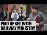 PM Modi upset with Rail minister Suresh Prabhu's performance, demands focus | Oneindia News