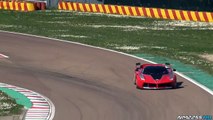 Ferrari FXX K PURE Sound @ Fiorano Circuit! Accelerations, Downshifts & More!