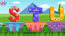 ABC Songs for Children | An Alphabet Train | Learning Upper Case Letters