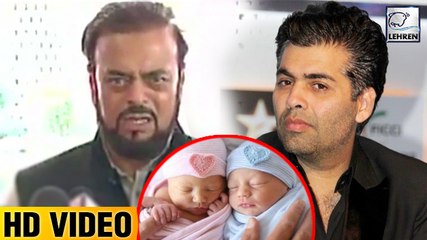 Abu Azmi's CHEAP COMMENT On Karan Johar's Surrogate Babies | LehrenTV