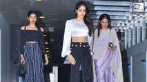 Sridevi With Daughters Jhanvi And Khushi Kapoor On Dinner Date | LehrenTV