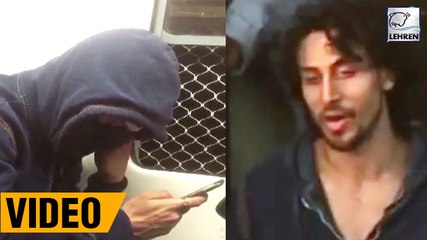Tiger Shroff Takes Local Train Ride To Movie Set| LehrenTV