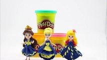 Play Doh Dresses Disney Princesses Elsa Anna Rapunzel Belle Ariel Cinderella Aurora #55