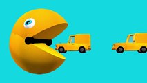 Los colores Para Que los Niños Aprendan Con 3D Pacman y los Niños de Autobuses de Colores Para el Niño el Aprendizaje de los Niños Vi