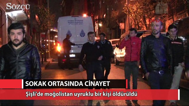 Şişli'de sokak ortasında cinayet