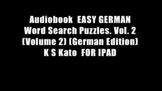 Audiobook  EASY GERMAN Word Search Puzzles. Vol. 2 (Volume 2) (German Edition) K S Kato  FOR IPAD