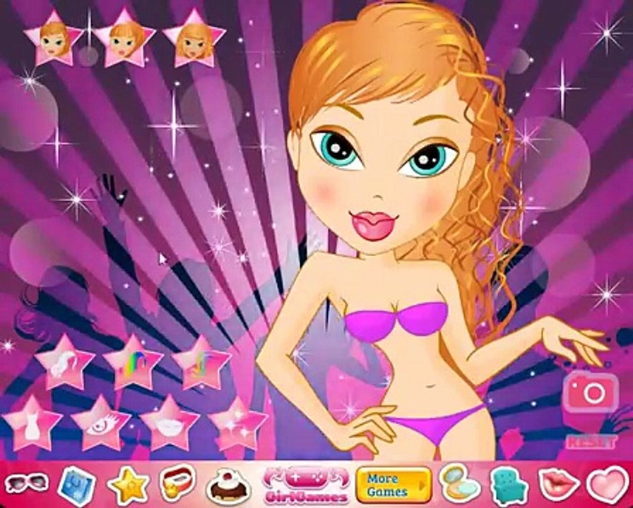 Губы и ресницы макияж детские игры для девочек