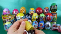 26 Kinder Easter Surprise Eggs Disneyland Disney Pixar Frozen Bambi Toys Story Huevos Sorp