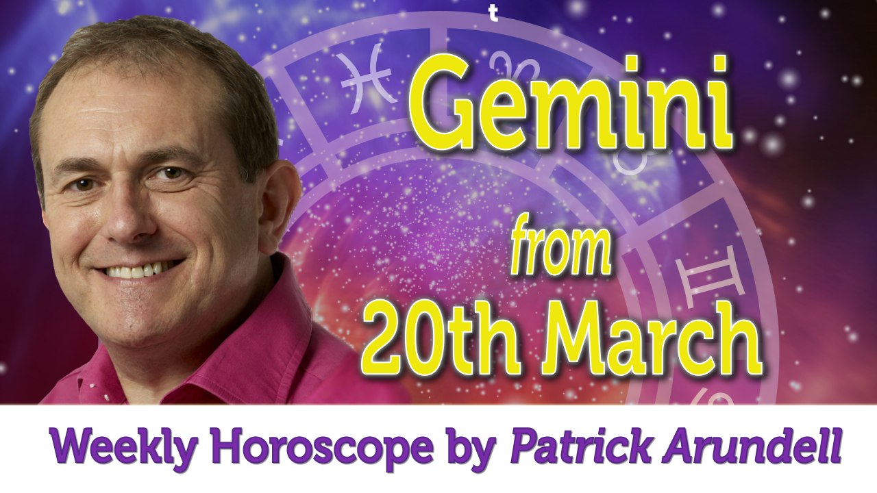 Gemini Weekly Horoscope from 20th March 2017