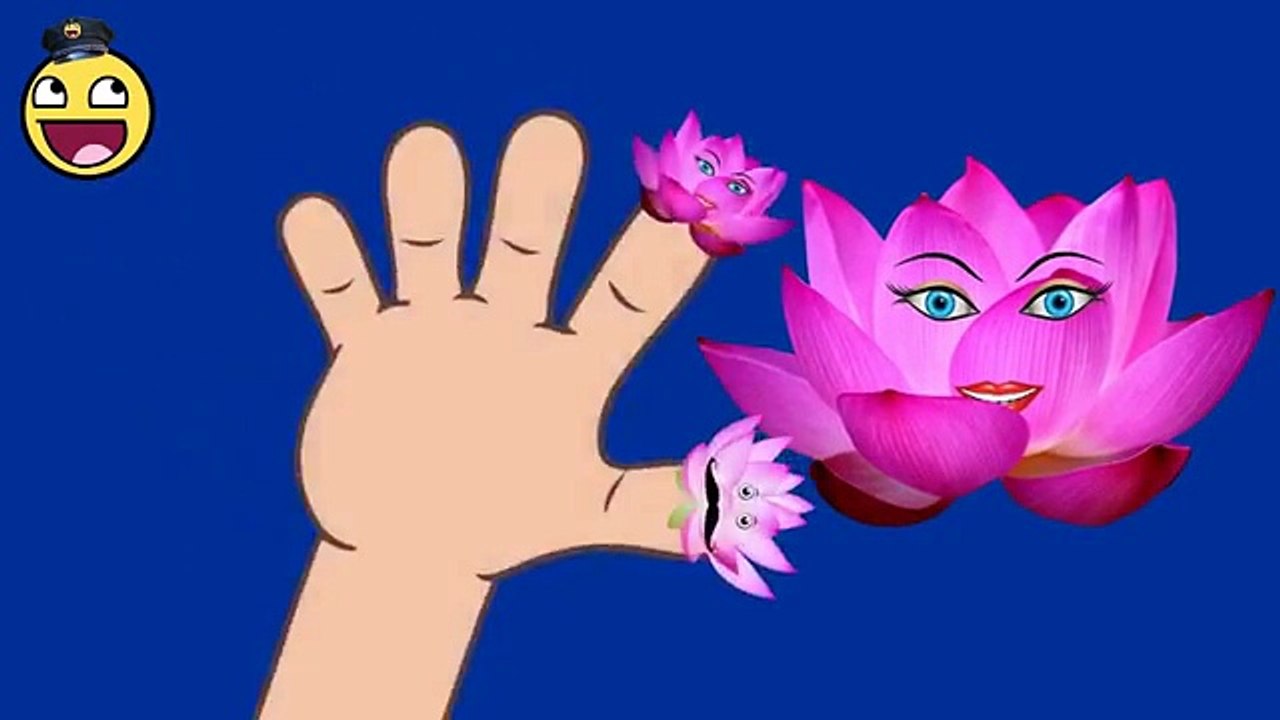 Funny Videos | Lotus Finger Family Rhyme | Funny 2D Videos