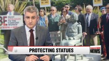 Organizations gather to protect Glendale 'comfort woman' statue
