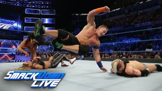 John Cena & Nikki Bella vs. James Ellsworth & Carmella- SmackDown LIVE, March 7, 2017