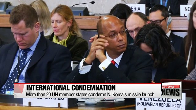 More than 20 UN member states condemn N. Korea's missile launch