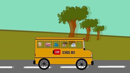 Pete The Cat, The Wheels On The Bus Animated Book Nursery Rhyme for Children