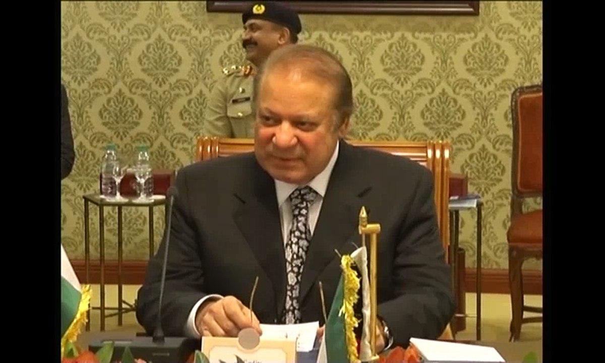 PM Nawaz Sharif meets His Highness Sheikh Jaber Al-Mubarak Al-Hamad Al-Sabah PM of the State of Kuwait