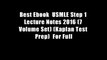 Best Ebook  USMLE Step 1 Lecture Notes 2016 (7 Volume Set) (Kaplan Test Prep)  For Full
