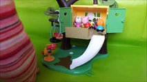 Peppa Pig Treehouse Playset Toy Review! Peppa invites George, Suzy Sheep & all her friends
