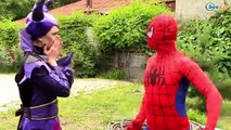 Spiderman and Frozen Elsa little heroes Hulk vs Batman Iron man Superhero in real life