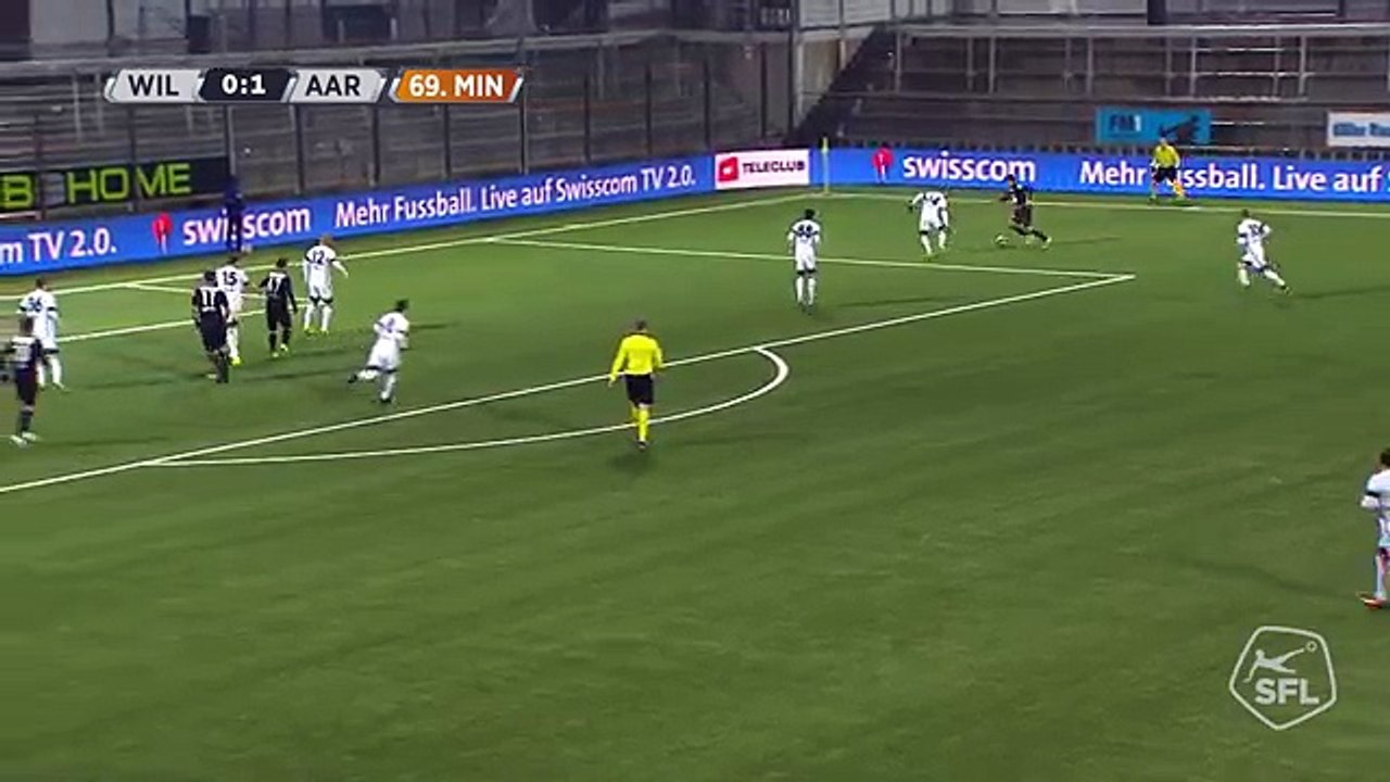 FC Wil 1900 0:2 FC Aarau (Swiss Challenge League 6 March 2017)