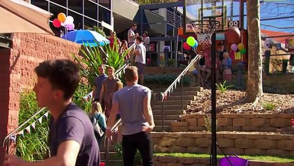 HUNTER IS PROVOKED Some guys at uni start a fight with Hunter about Olivia and Mason intervenes.