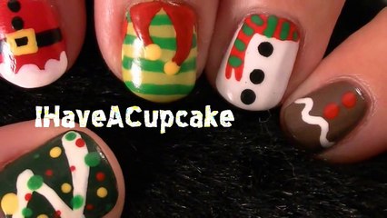 Christmas nail art cute designs for christmas