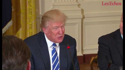 Trump présente sa réforme de l'Obamacare qu'il considère "en très mauvais état"