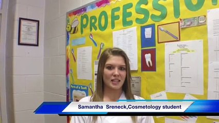 Cosmetology Students Shave Principal