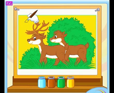 Juegos educativos para niños de 3, de 4 a 5 años de la Ocupación de la casa con la mamá