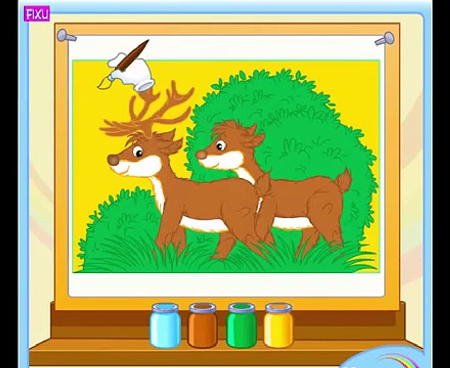 Juegos educativos para niños de 3, de 4 a 5 años de la Ocupación de la casa con la mamá