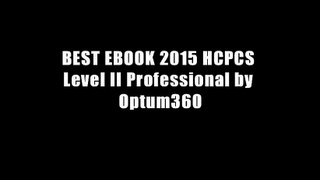 BEST EBOOK 2015 HCPCS Level II Professional by Optum360