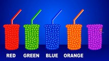 Learn Colors with Colored Drinks | Learning Colours to Kids Children Toddlers Baby Play Vi
