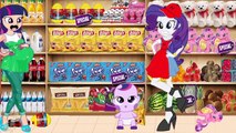 My Little Pony MLP Equestria Girls Transforms with Animation Supermarket Baby Pregnant Story