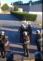 11/12 C1 Olympiakos - Marseille Riot police humiliate and use tear gas in marseille fans b
