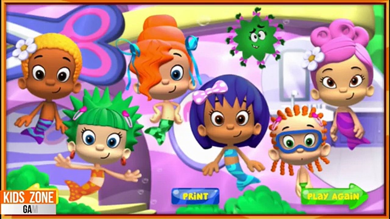 Bubble Guppies: Good Hair Day. Game For Kids