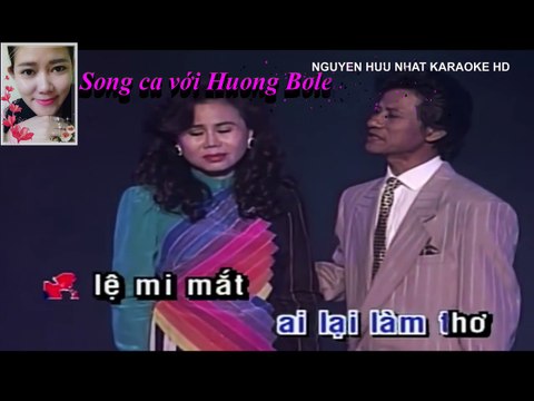 [Karaoke HD] MƯA BỤI 1_Song ca với Huong Bolero