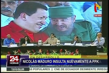Maduro le pide a PPK que cese "ataques" contra gobierno de Venezuela