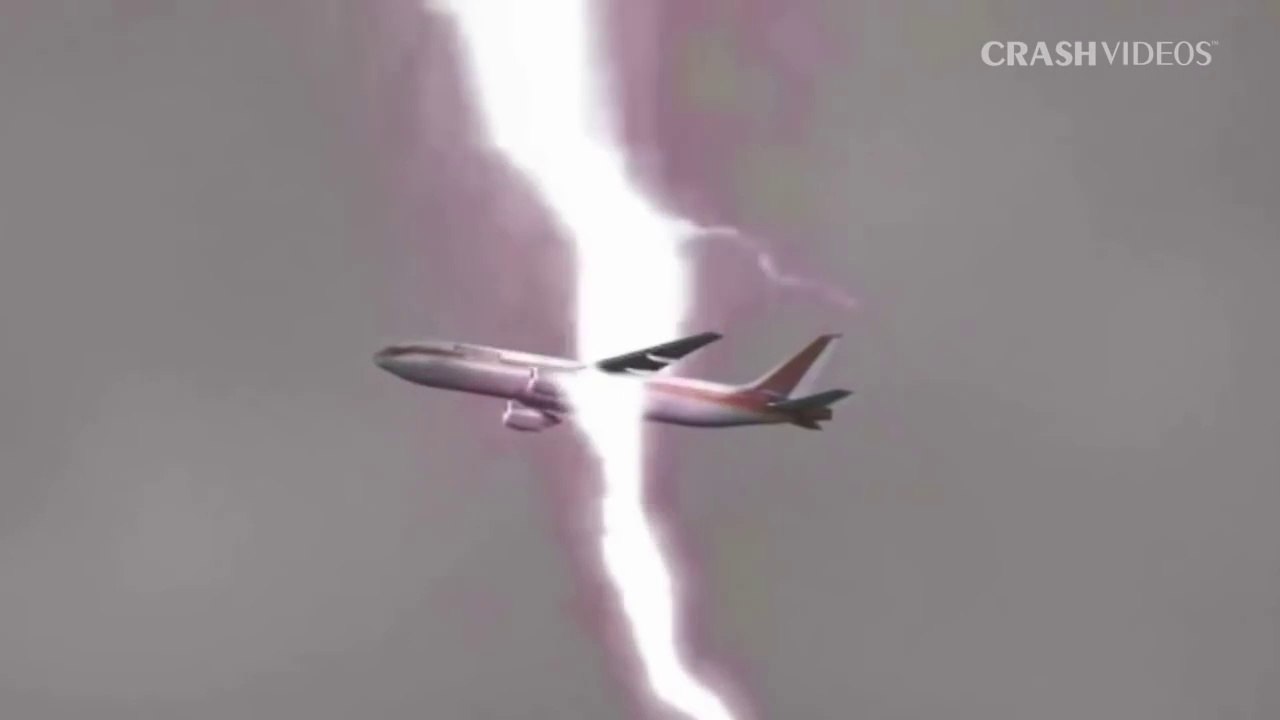 Amazing Airplane Struck By Lightning Plane video Dailymotion