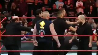 Brock Lesnar vs Goldberg Face to Face - WWE Ra