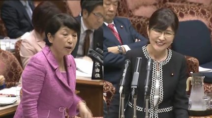 【教育勅語は許せないニダ】福島みずほ（社民党） 国会中継 参議院 予算委員会 平成29年3月8日