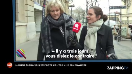 François Fillon : Nadine Morano s’énerve contre une journaliste de Quotidien (Vidéo)