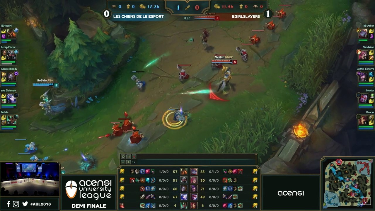 Demi Finale #2 Game 2 - League of Legends - AUL2016