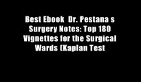 Best Ebook  Dr. Pestana s Surgery Notes: Top 180 Vignettes for the Surgical Wards (Kaplan Test