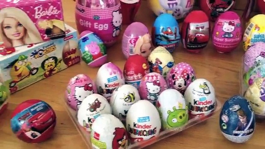 100 kinder eggs