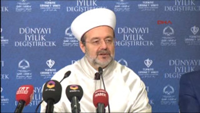 Diyanet Işleri Başkanı Görmez, Uluslararası Iyilik Ödüllerinin Sahiplerini Açıkladı