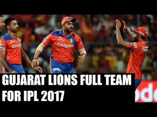 Gujarat Lions full team for IPL 2017 : Jason Roy bought for Rs 1 cr | Oneindia News