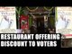 BMC Polls 2017: Mumbai restaurant offering discount to voters : Watch video | oneindia News