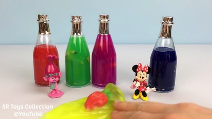 Learn Colors Gooey Slime Surprise Toys Bottles Minnie Mouse Ariel Pikachu Spiderman Fun for Children-41_RgAFXk5k