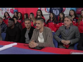 A scuola da campioni: Falcinelli e compagni spiegano ai bambini i valori dello sport