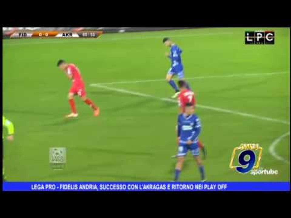 Fidelis Andria | Successo con l'Akragas e ritorno nei play off